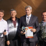 Глава Сосьвы Алексей Сафоновзанял второе место в состязании по поднятию гири.