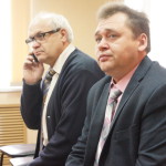 Владислав Фахрисламов (справа), новый замглавы по ЖКХ, и Юрий Колесниченко, начальник орготдела администрации Сосьвинского городского округа. 