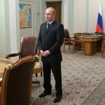 Январь-2014: Путин в своем рабочем кабинете - так начинался год, который изменил все